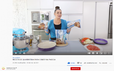 Parceria com o canal Culinária em Casa