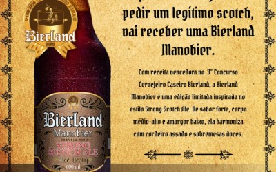 Bierland lança edição limitada da Bierland Manobier Strong Scotch Ale