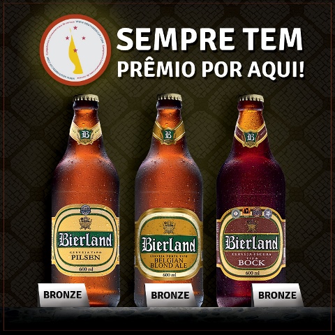 Bierland recebe três medalhas no South Beer Cup