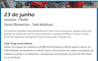 Blumenau terá palestra gratuita sobre robótica