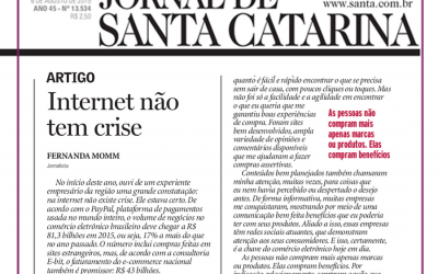 Artigo: Internet não tem crise