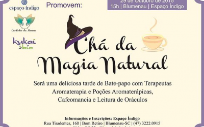 Chá de magia acontece nesta quinta-feira em Blumenau