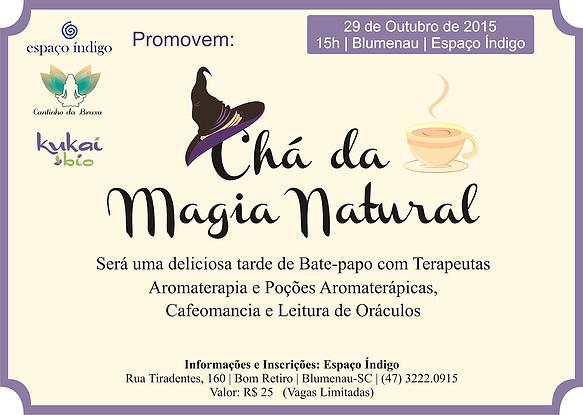 Chá de magia acontece nesta quinta-feira em Blumenau