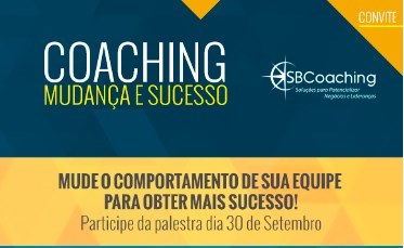 Coaching para a mudança e o sucesso é tema de palestra em Blumenau