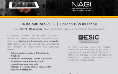 Estratégia para Inovação é tema de workshop em Blumenau