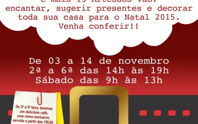 Mostra natalina destaca trabalho de artesãos de Blumenau e região