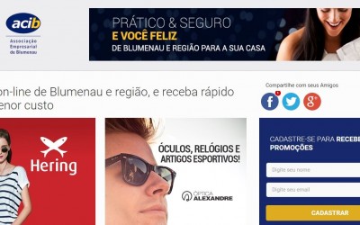 Núcleo de E-commerce da Acib cria página para divulgar localmente as lojas online de Blumenau e região