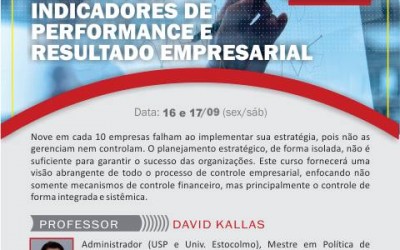 Gestão por indicadores de performance é tema de curso promovido pela SBA Consultores Associados