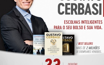 Escolhas Inteligentes para seu bolso e sua vida, é o tema de palestra com Gustavo Cerbasi em Blumenau (SC)
