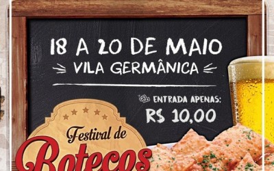 6º Festival de Botecos movimenta Blumenau em maio Comida, bebida e música boa vão tomar conta da cidade entre os dias 18 e 20