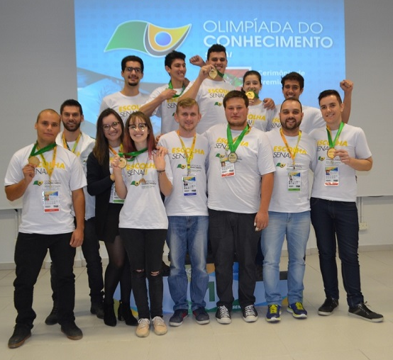 Alunos de Blumenau e São José se habilitam para seletiva nacional da Olimpíada do Conhecimento 2017