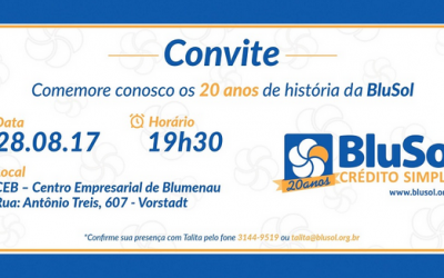 BluSol completa 20 anos fomentando empreendedorismo