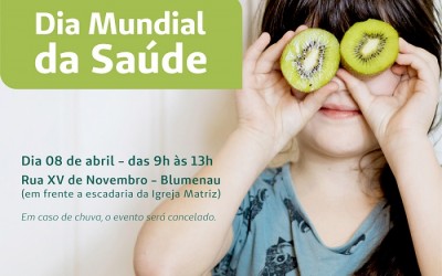 Unimed Blumenau promove ações alusivas ao Dia Mundial da Saúde no domingo
