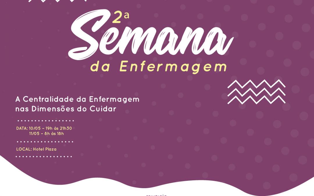 Blumenau recebe a 2ª Semana de Enfermagem nos dias 10 e 11