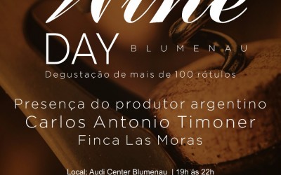 Blumenau recebe mais uma edição do dia dedicado aos vinhos