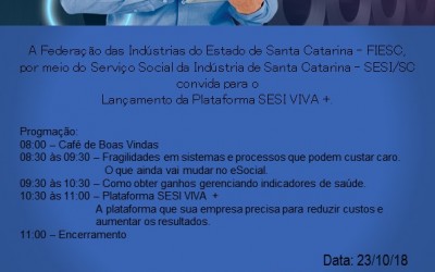 Plataforma SESI Viva + será lançada no dia 23 em Blumenau