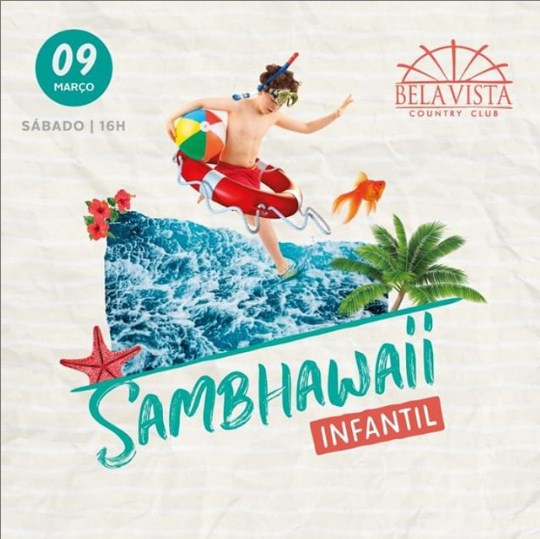 “Tropical” é o tema do Sambhawaii infantil 2019