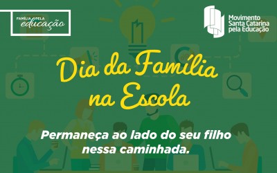 Vale do Itajaí terá “Dia da Família na Escola” neste sábado