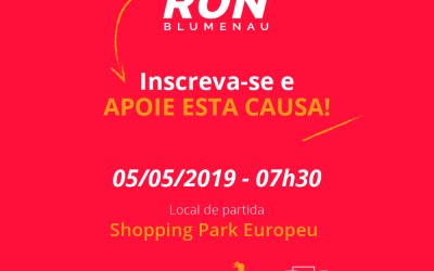 1º Polio Run Blumenau acontecerá no dia 5 de maio