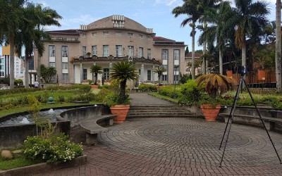 Teatro Carlos Gomes é escaneado para registro de patrimônio histórico