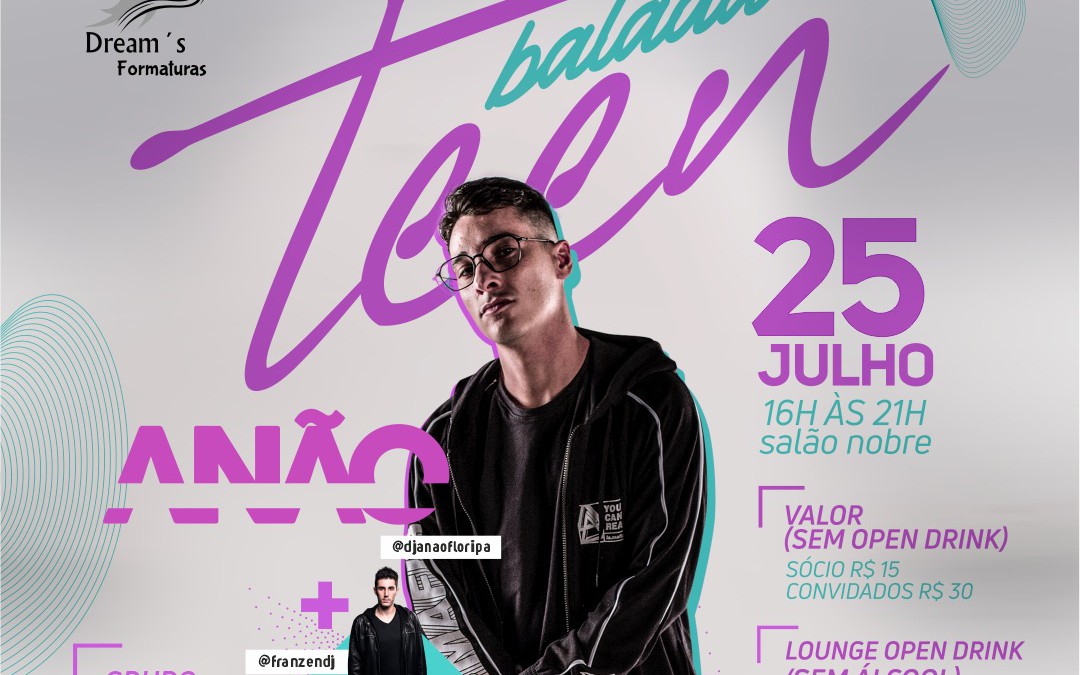 Bela Vista Country Club promove Balada Teen