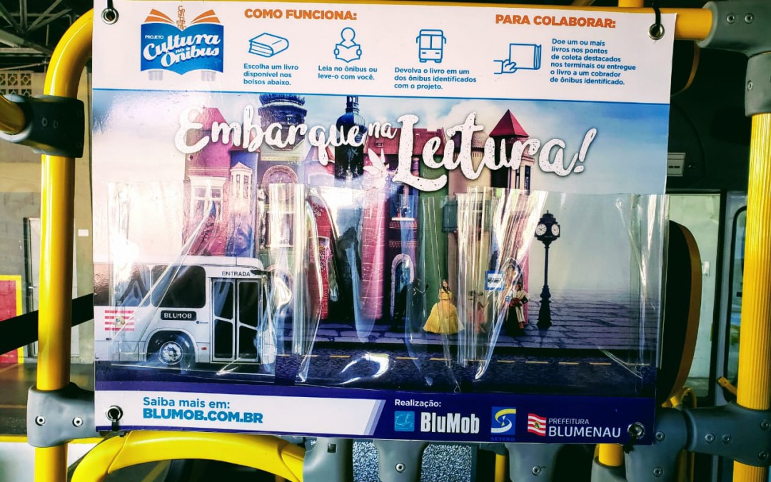 Projeto Cultura no Ônibus contemplará mais linhas do transporte coletivo de Blumenau