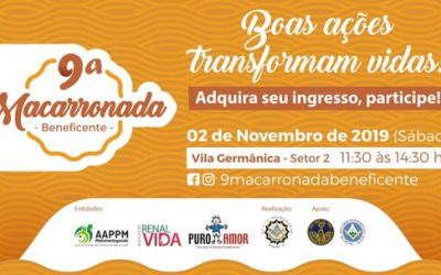 Já estão à venda os convites para a 9ª Macarronada Beneficente