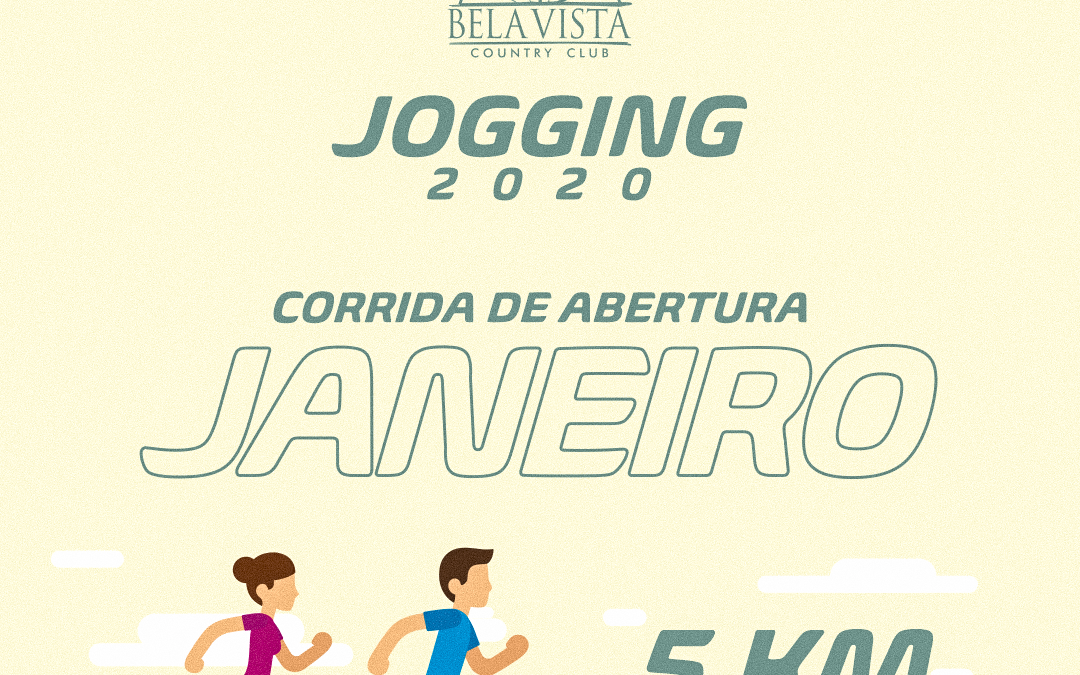 Bela Vista Country Club promove a primeira corrida do calendário de Jogging de 2020