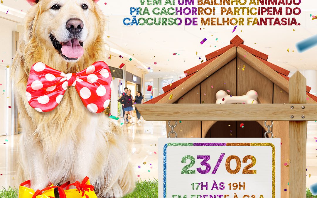 Desfile pet e atrações para as crianças marcam carnaval no Shopping Park Europeu