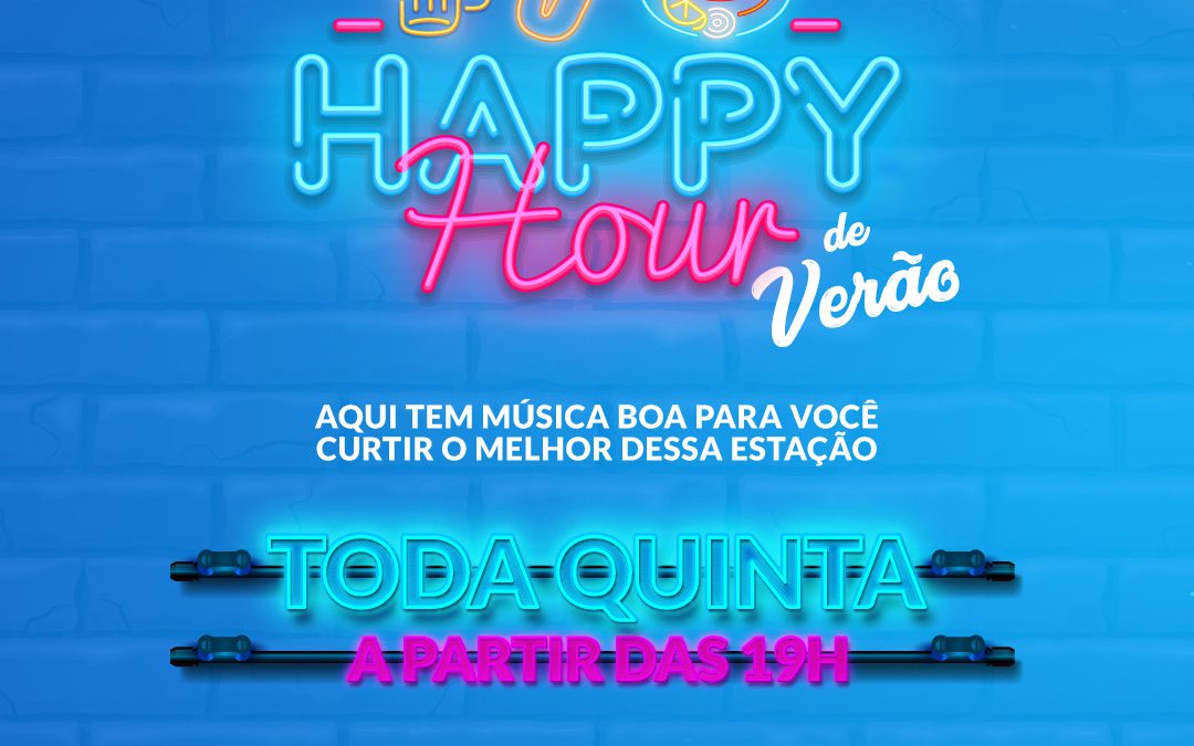 Quintas-feiras são marcadas por happy hour de verão no Shopping Park Europeu