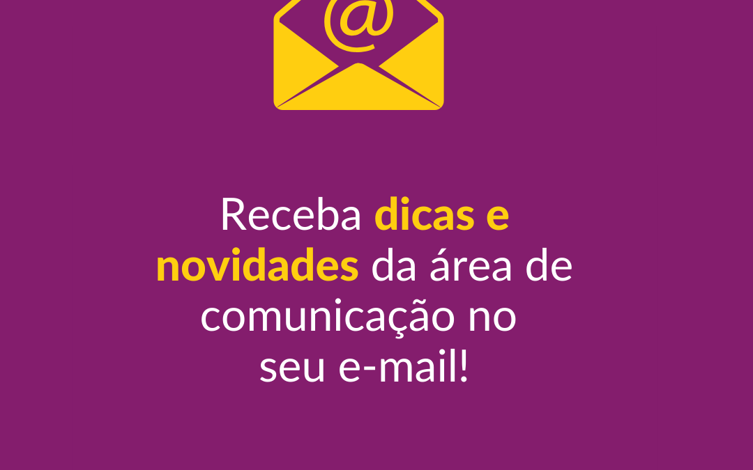 Receba nossas novidades por e-mail