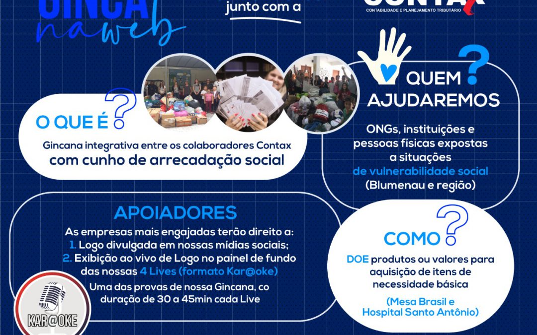 Empresa de Blumenau adapta provas e realiza Gincana do Bem