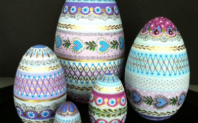 Shopping Park Europeu recebe mostra de Ovos de Páscoa pintados à mão