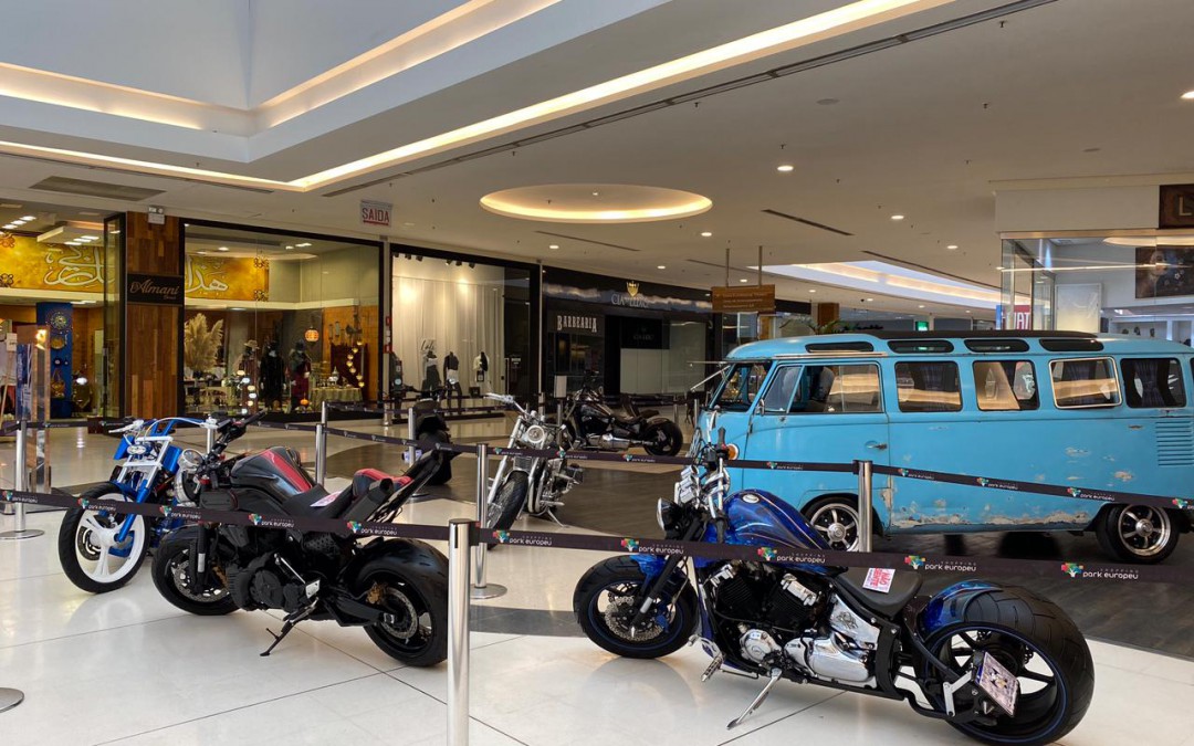 Shopping de Blumenau realiza exposição de motos em celebração ao Dia dos Pais