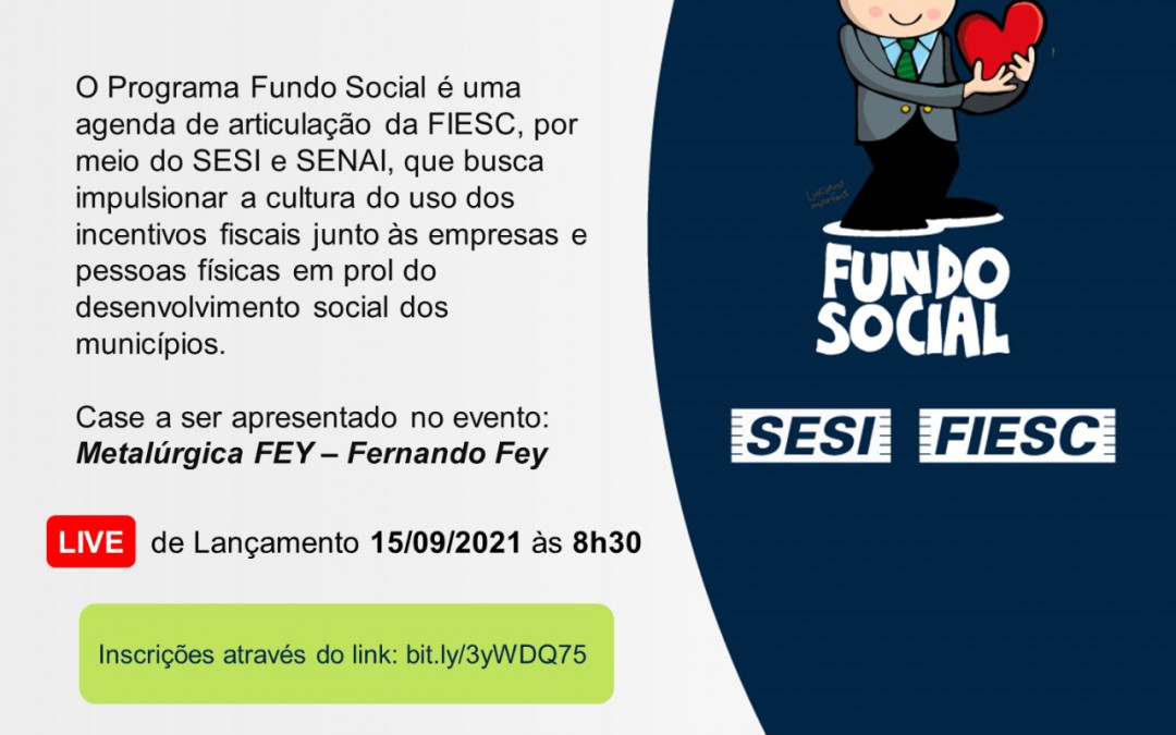 Live Fundo Social: Como Empresas e Organizações da Sociedade Civil podem acelerar a transformação social dos municípios
