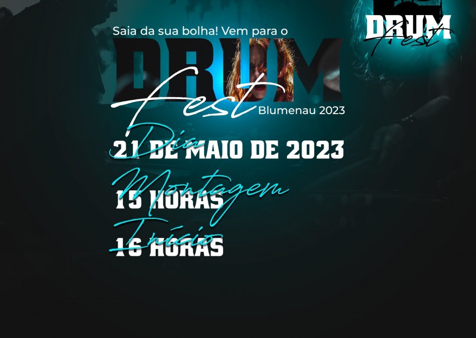 Maior encontro de bateristas do Vale do Itajaí ocorre neste domingo, em Blumenau