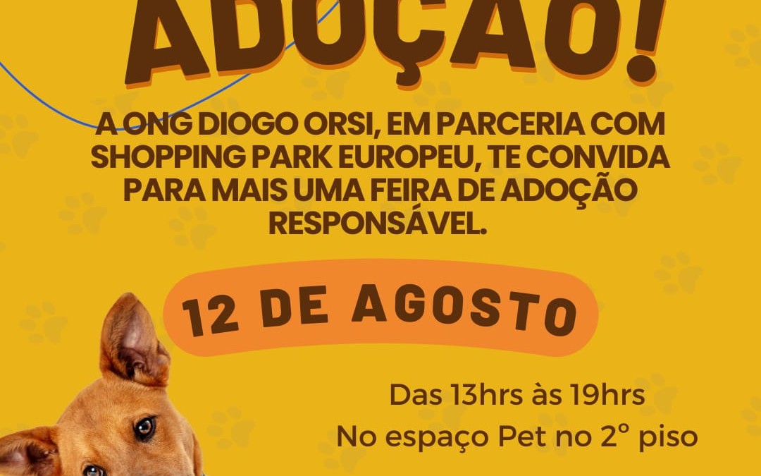 ONG realiza feira de adoção de cães resgatados em Blumenau