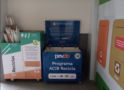 Acib Recicla arrecada mais de nove toneladas de resíduos eletrônicos em 2023